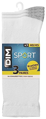 DIM Ecodim Sport Anti Urto calze uomo bianche x3 40-45