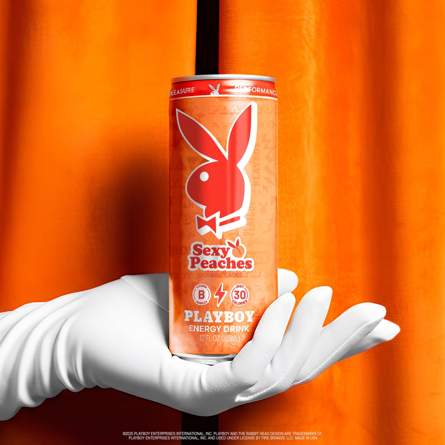 Playboy Energy Sexy Peaches bevanda mango 12 lattine