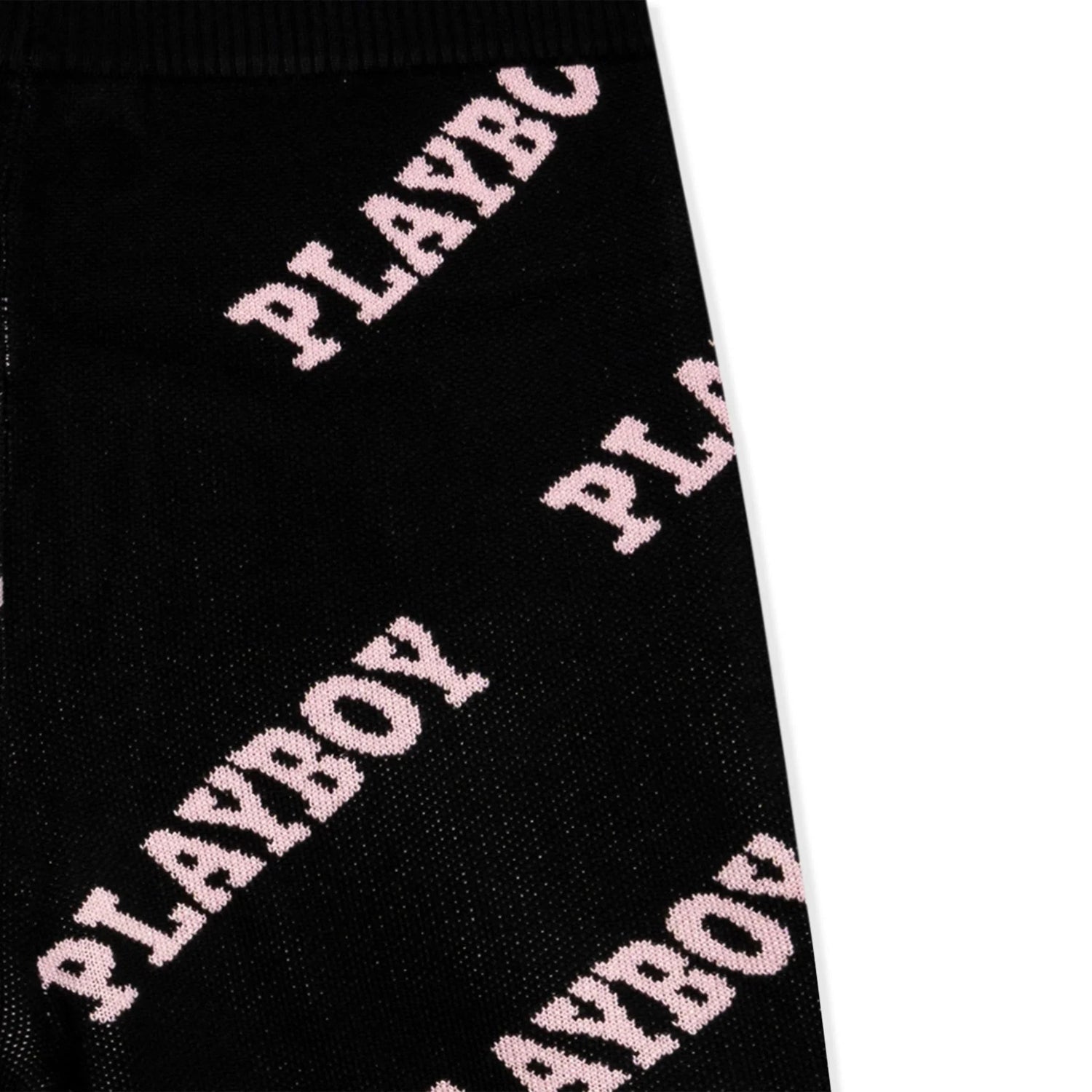 Playboy Masthead Intarsia leggings maglia neri vita alta