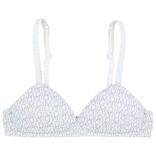 DIM Touch Triangolo Senza Ferretto Reggiseno Ragazza Bianco x1