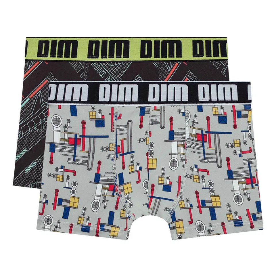 DIM Boxer Ragazzo Microfibra Morbido Pacco da 2