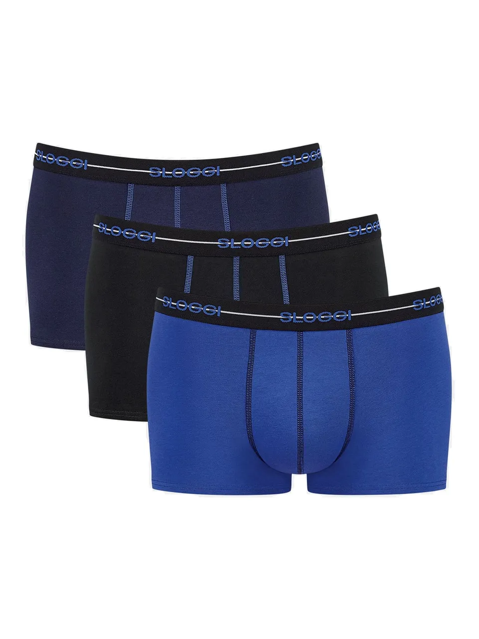 sloggi Men Start boxer hipster uomo 3 pezzi cotone multicolore