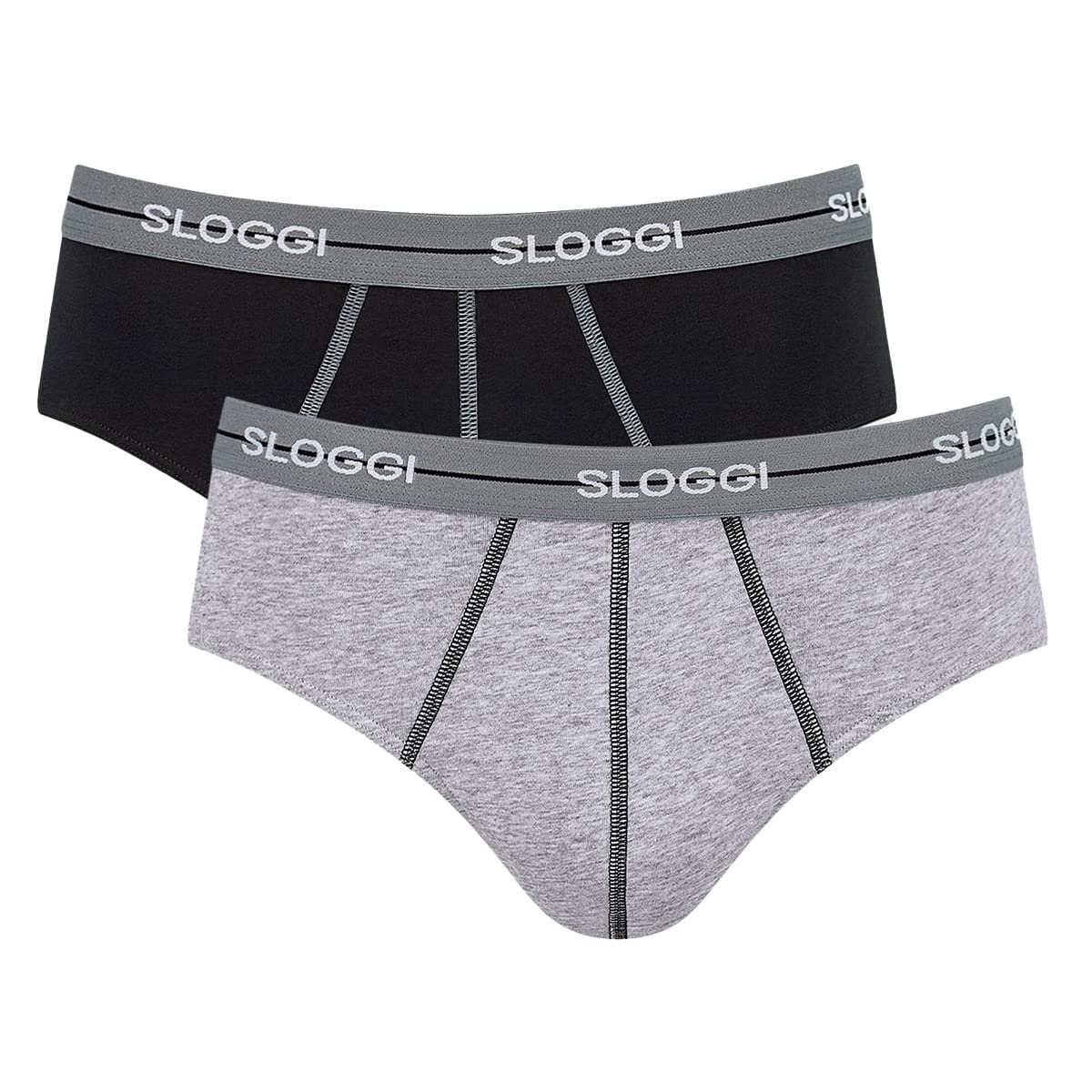 sloggi Men Start Midi boxer uomo 2 pezzi cotone