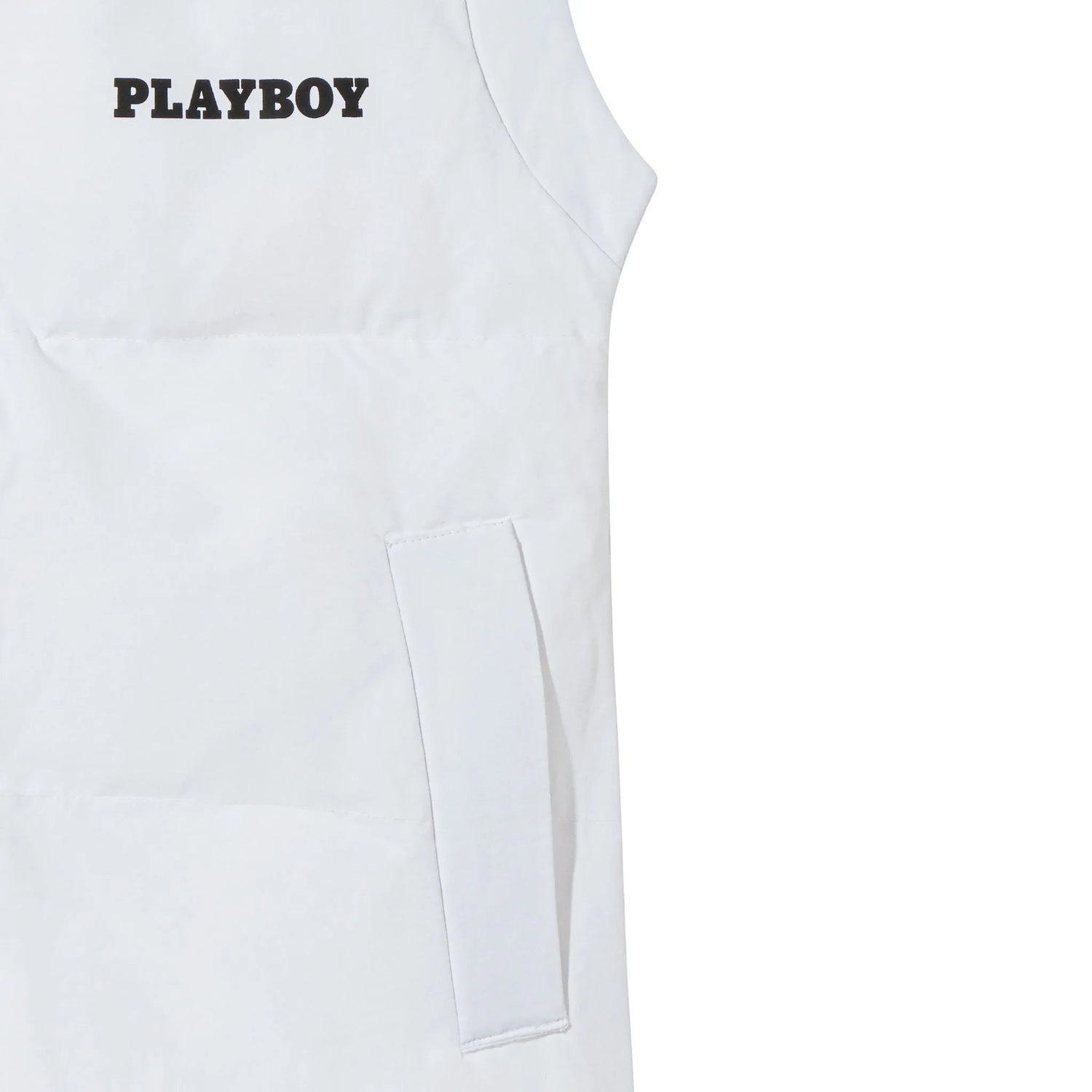 Playboy Puffer Vest gilet donna nero imbottito leggero