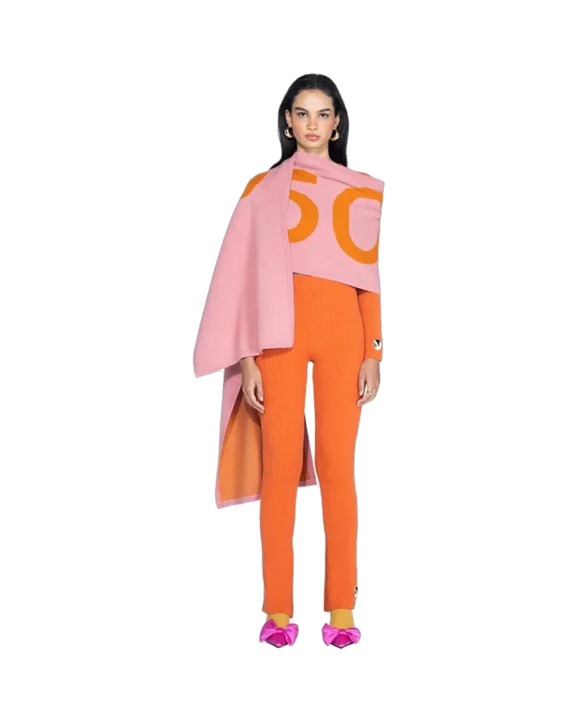 Playboy N950PB sciarpa cashmere rosa oversize calda