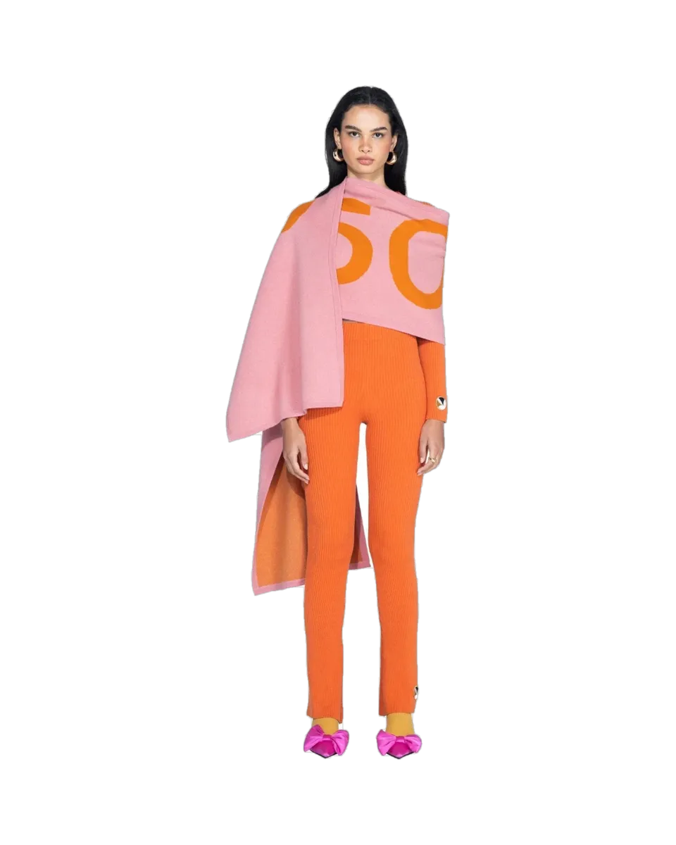 Playboy N950PB sciarpa cashmere rosa oversize calda