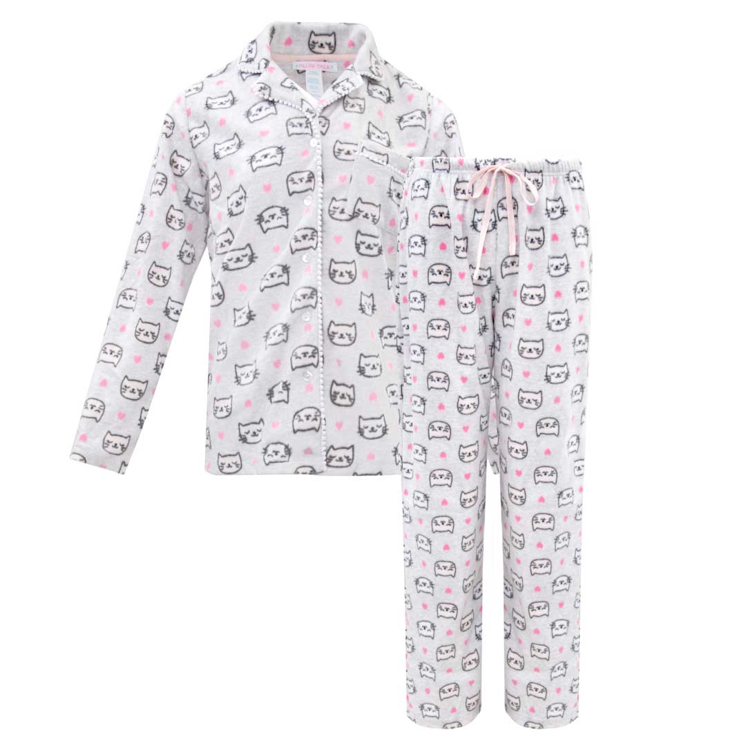 René Rofé Microfleece pigiama bottoni orsi blu M