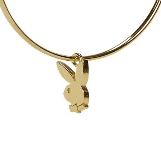 Playboy Bunny Hoops orecchini oro 5 cm