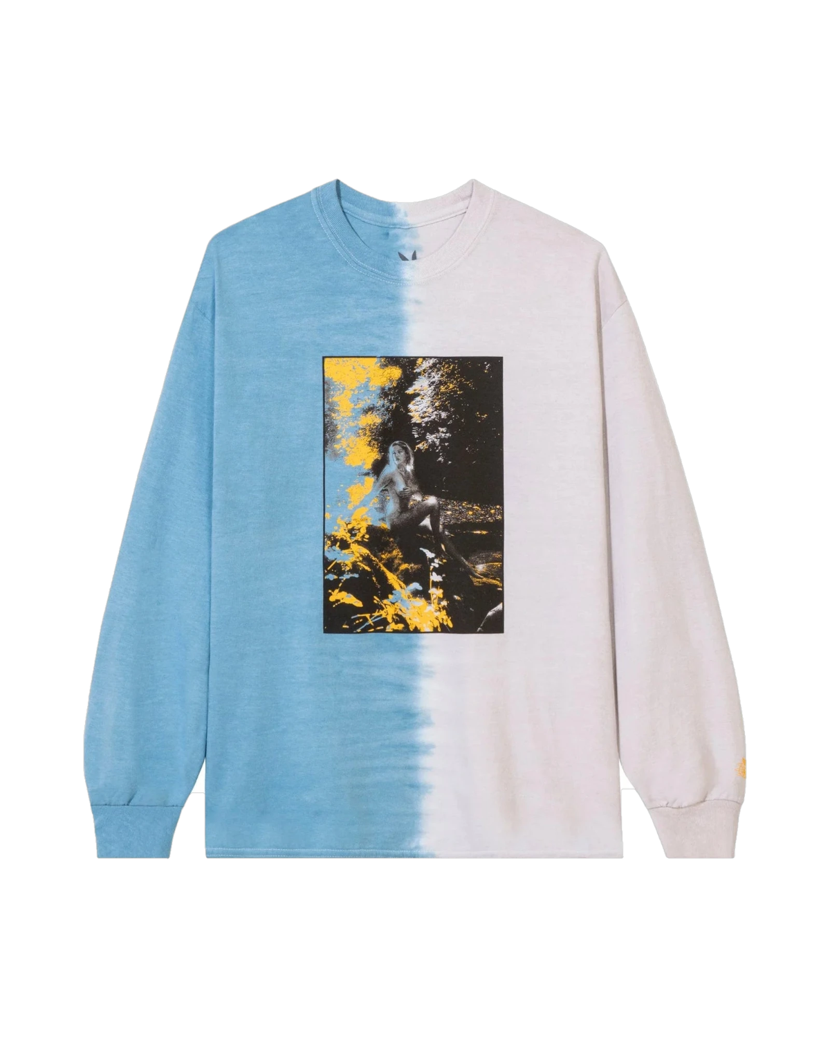 Playboy Au Naturel Megan Moore maglia tie-dye blu