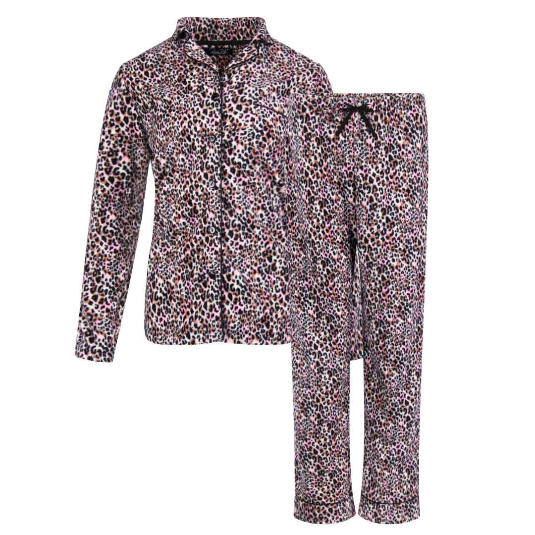 René Rofé Microfleece pigiama bottoni orsi blu M