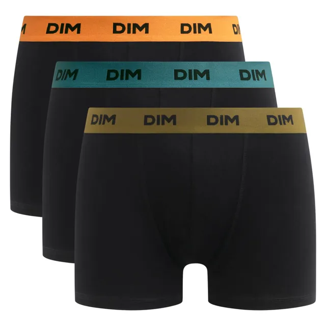 DIM Mix and Colors Boxer Uomo S x3 cotone