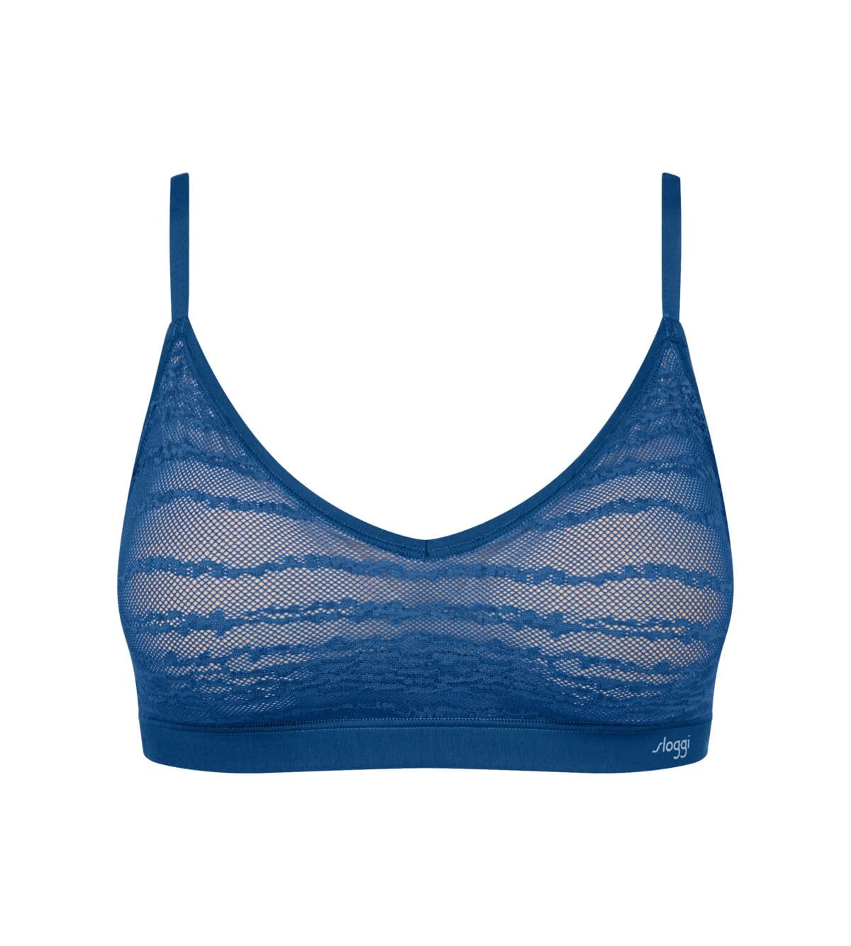 Sloggi Free Evolve PU Lace reggiseno blu zaffiro pizzo