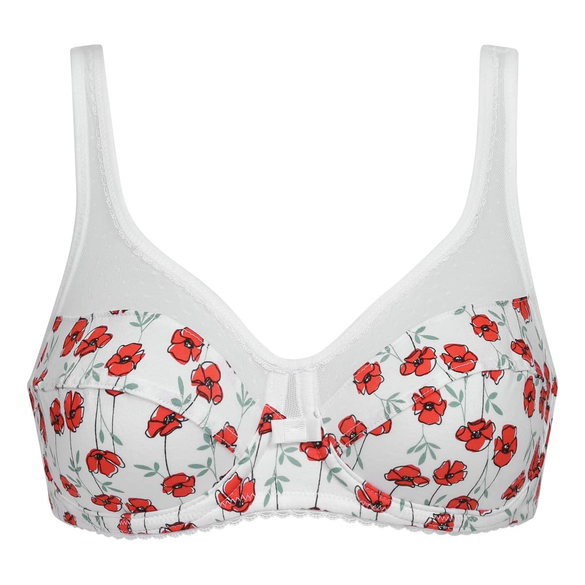 DIM Generous reggiseno donna 5B cotone bio fiori ferretto
