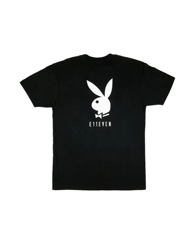 Playboy E11even Tee maglietta nera cotone