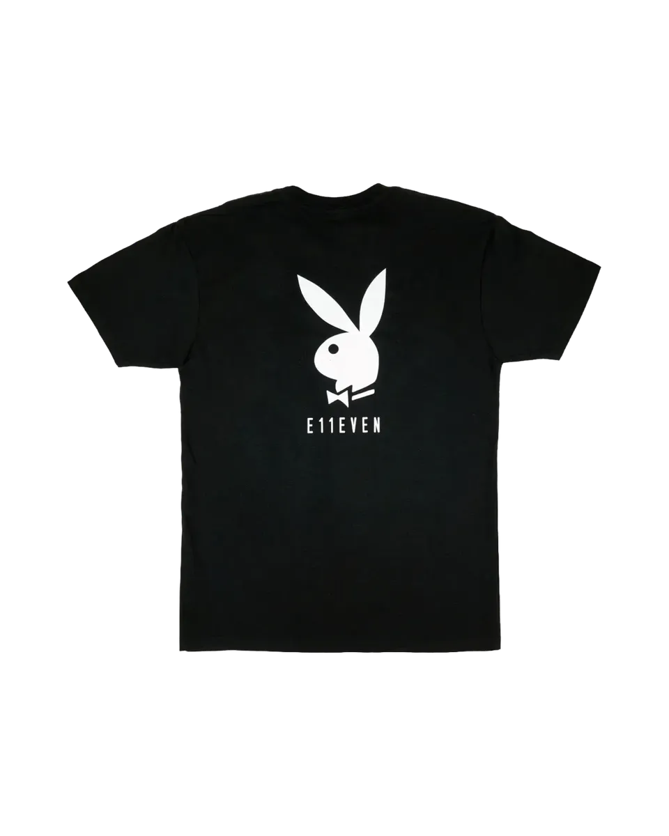Playboy E11even Tee maglietta nera cotone