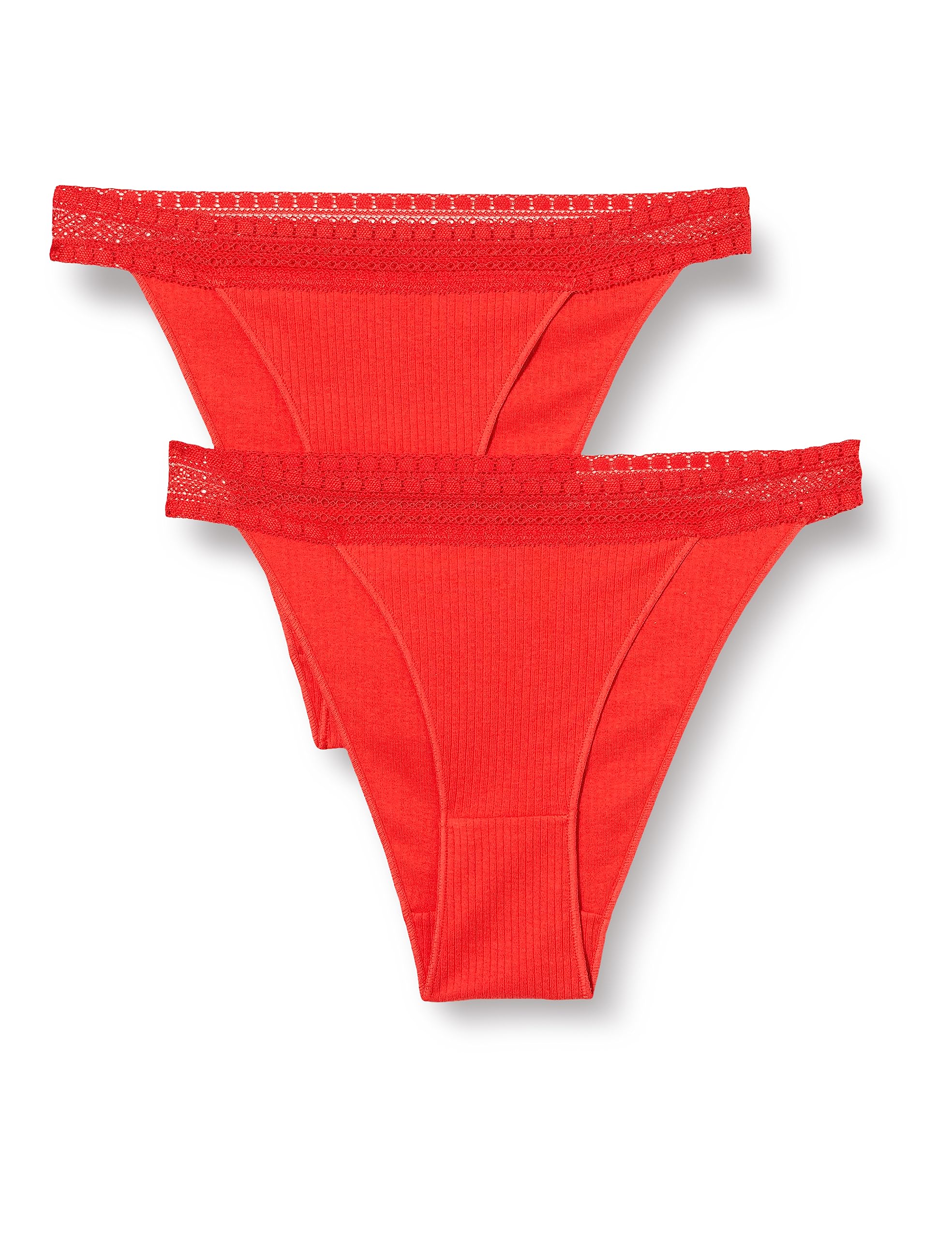 sloggi GO Ribbed tanga donna x2 cotone costine
