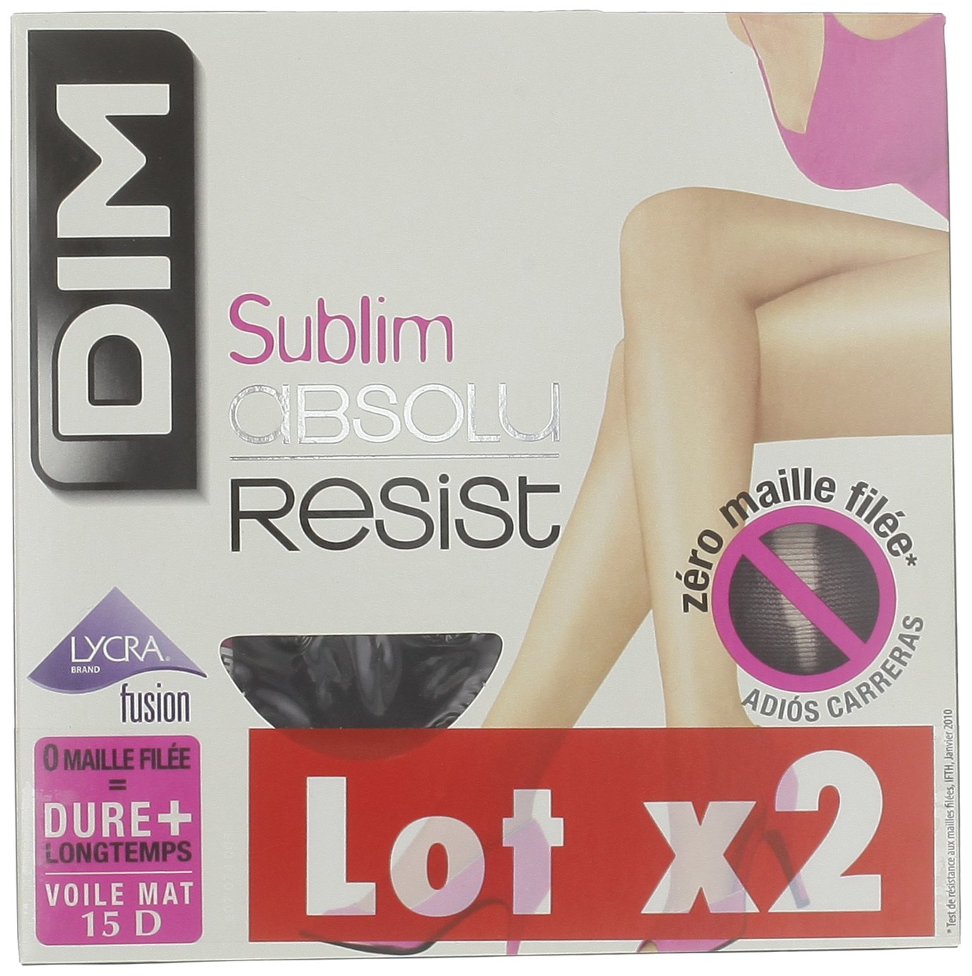 DIM Collant Donna 15 DEN Velato Lycra Rinforzato x1