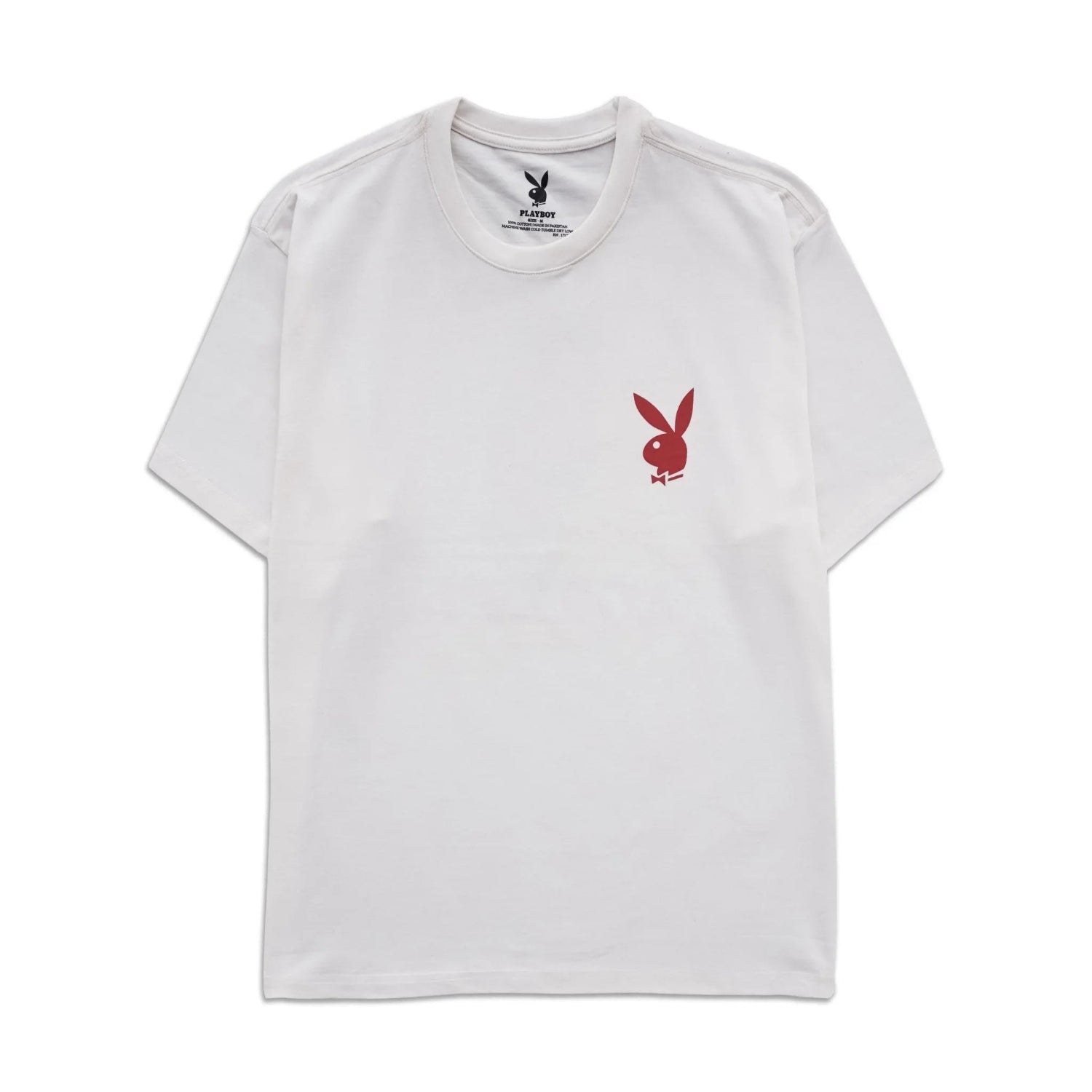 Playboy Janis Cover t-shirt bianca cotone unisex