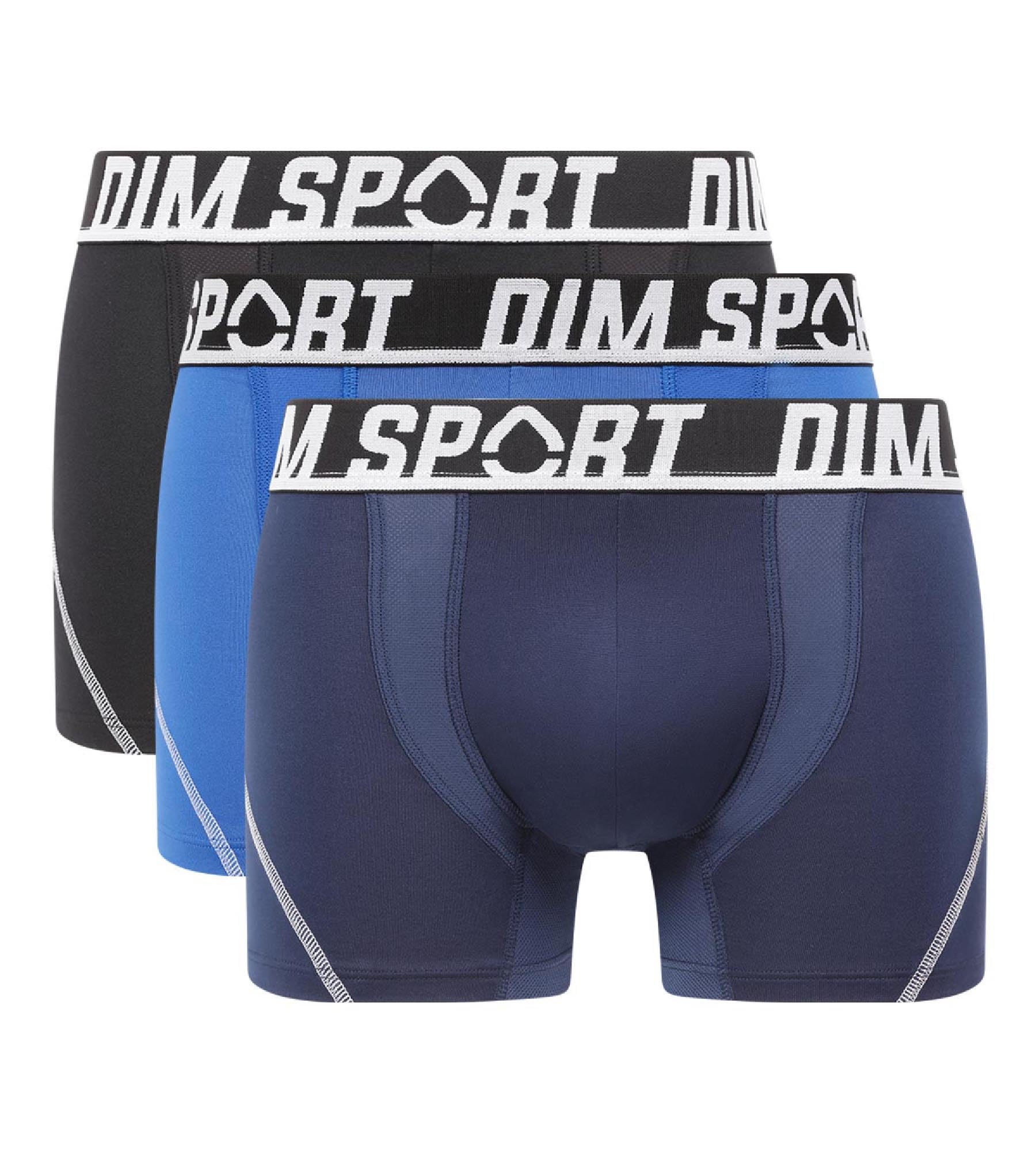 DIM Move Sport Micro Boxer Uomo x3 Termoregolante Nero