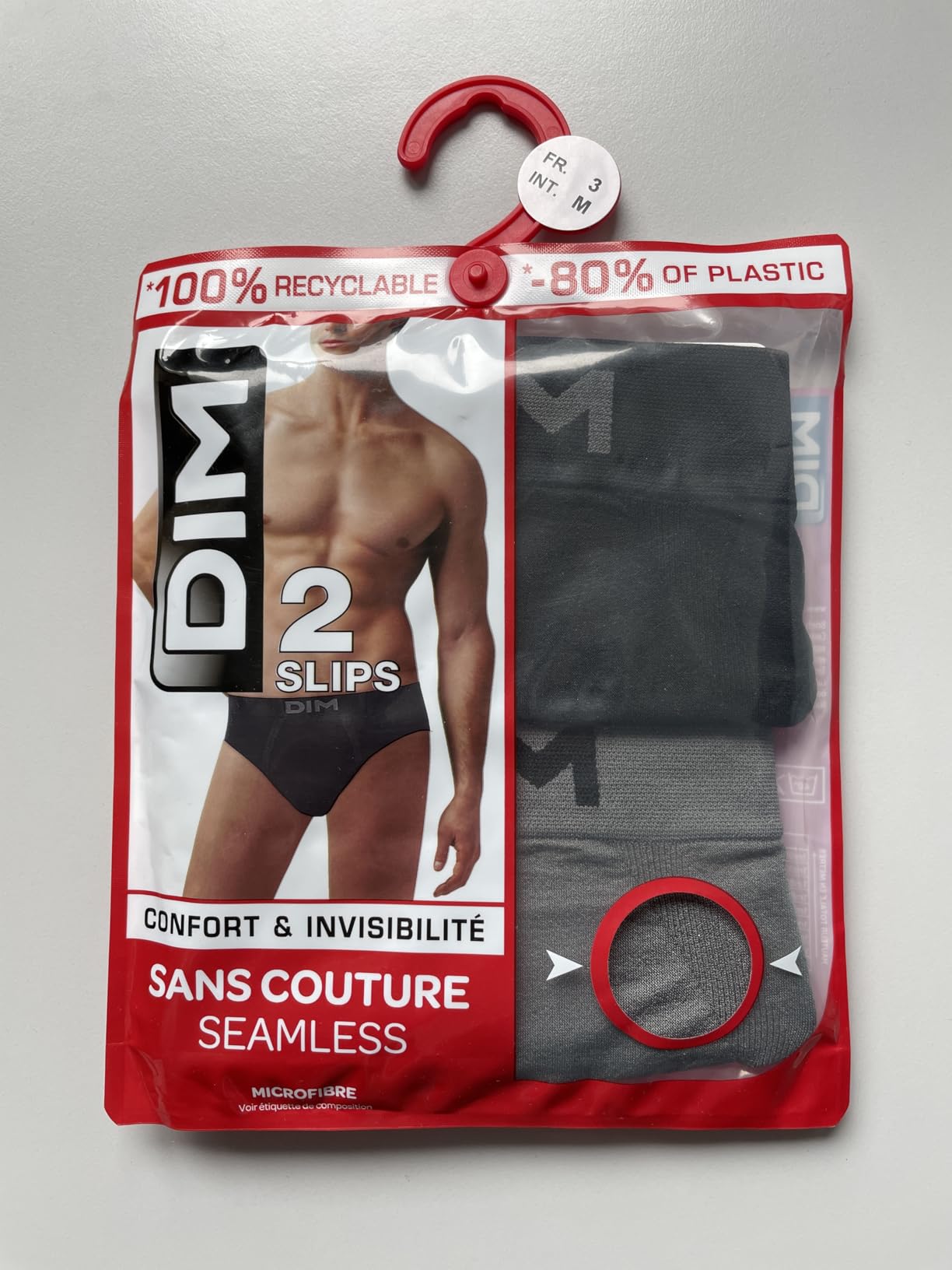 DIM Senza Cuciture Micro slip uomo x2 ultraleggeri