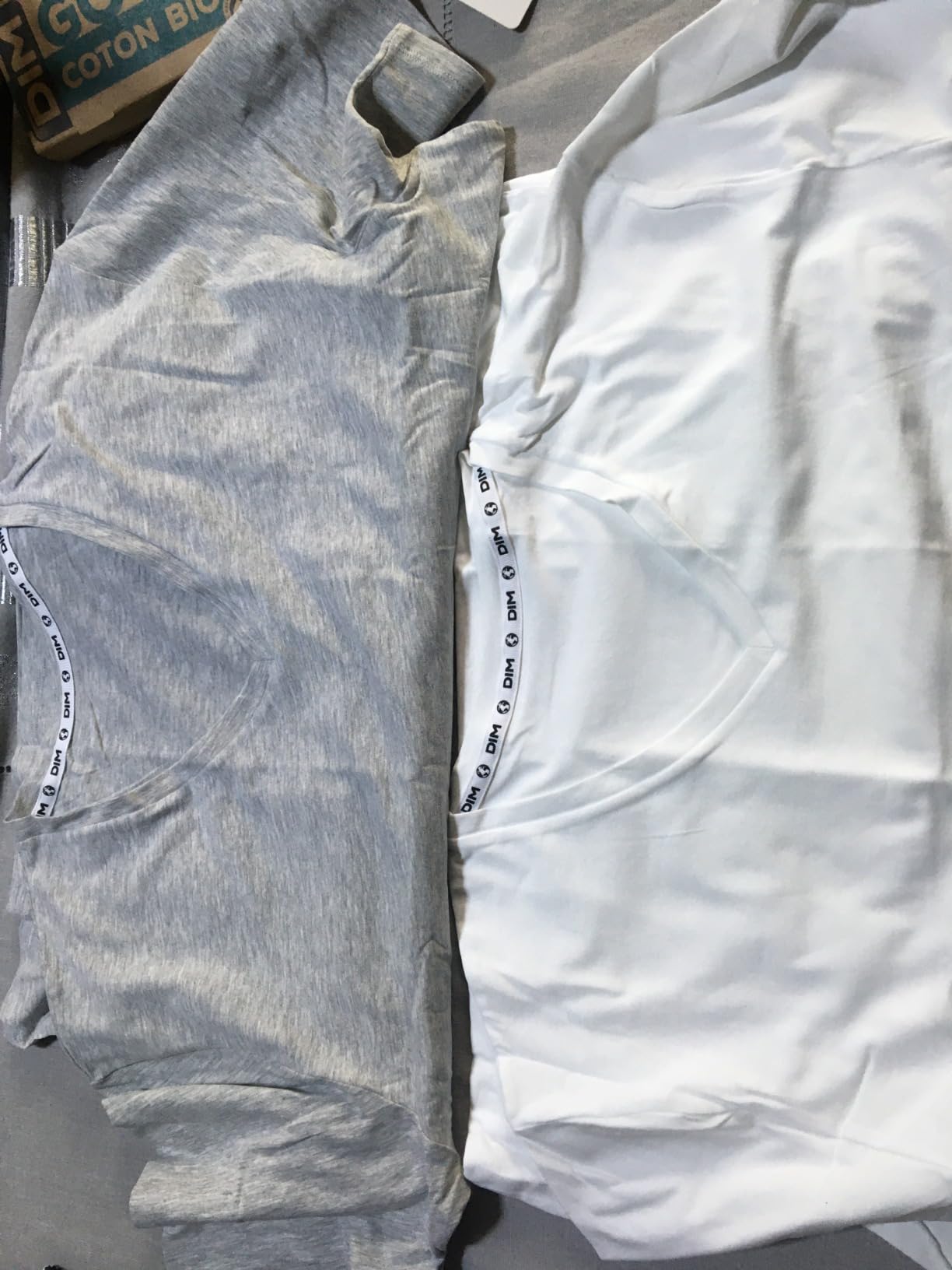DIM Good T-Shirt Scollo a V Uomo 2 Pezzi Cotone Bio