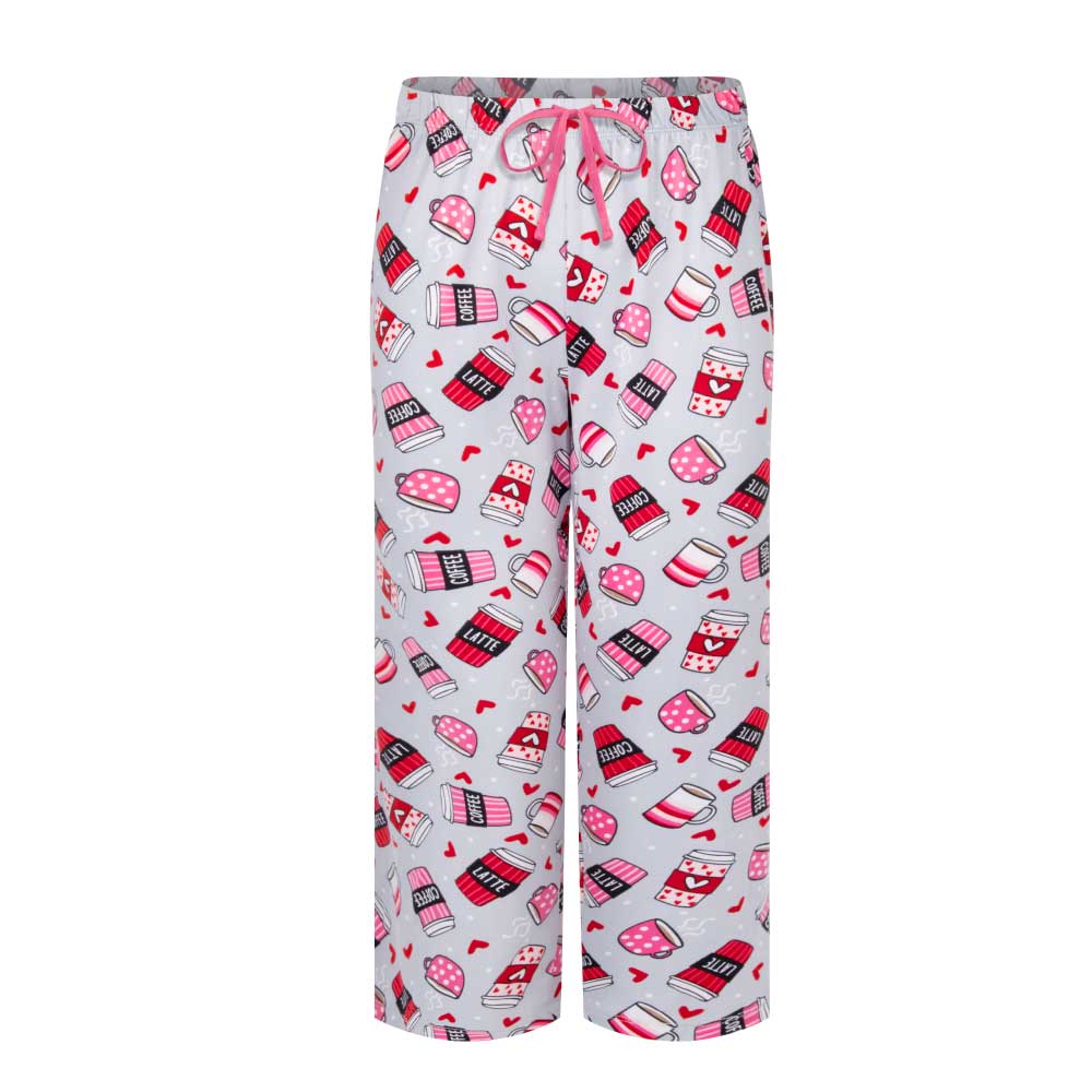René Rofé Butter Soft pigiama capri M con calzini morbido