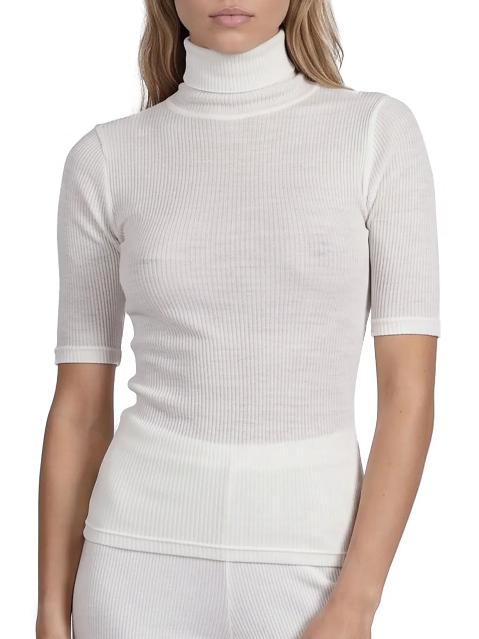 Egi 5339 dolcevita donna cashmere modal Bianco S-M