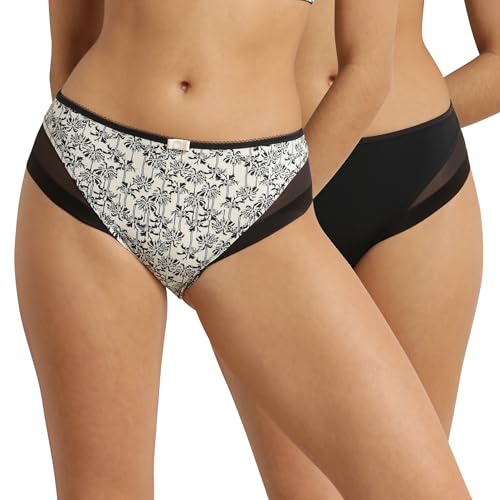 DIM Generous slip donna x2 microfibra con pizzo