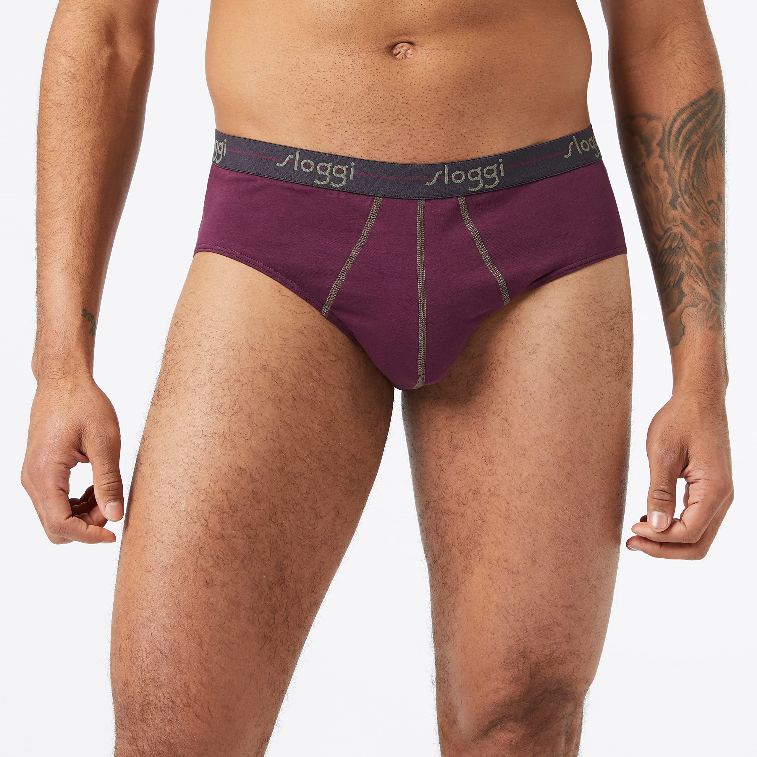 sloggi Start Midi slip uomo 2 pack viola taglia 8