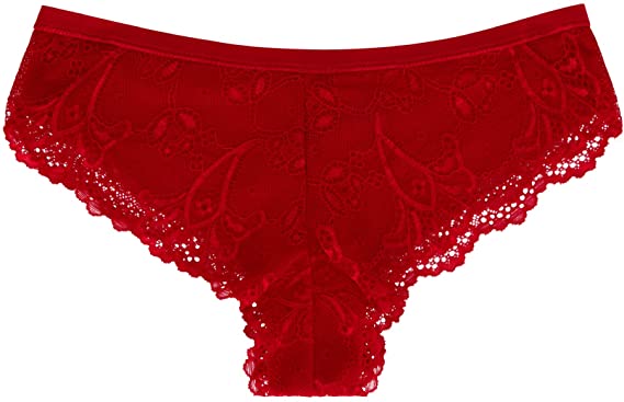René Rofé Cheeky Slip Intimi 5 Pezzi in Pizzo Lavanda Nero