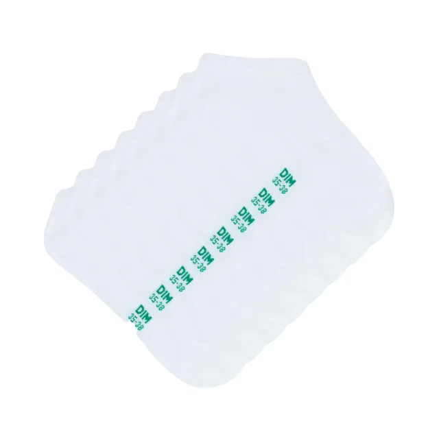 DIM Good calzini donna bianco x4 cotone morbido