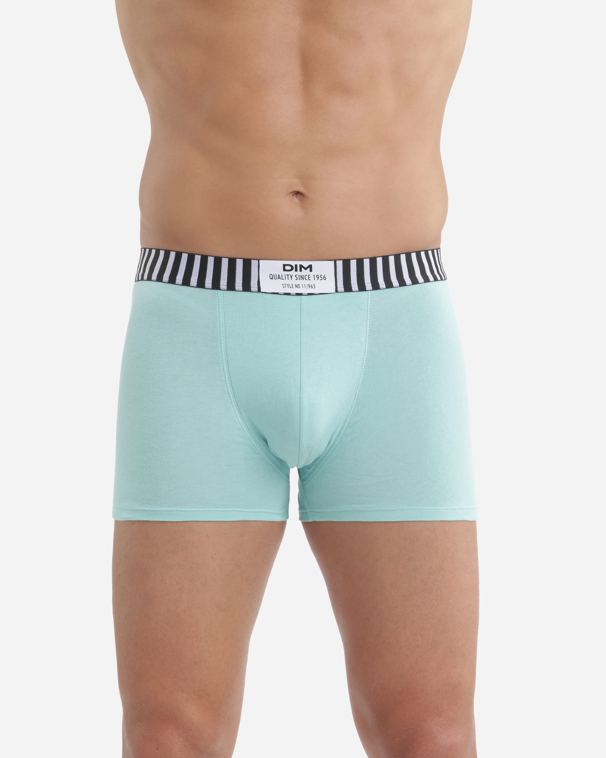 DIM Vibes X3 Boxer Uomo Fantasia Verde Cotone Elasticizzato