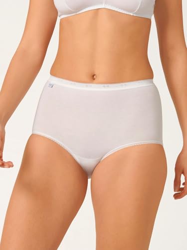 sloggi Basic+ Maxi slip donna x4 bianco cotone