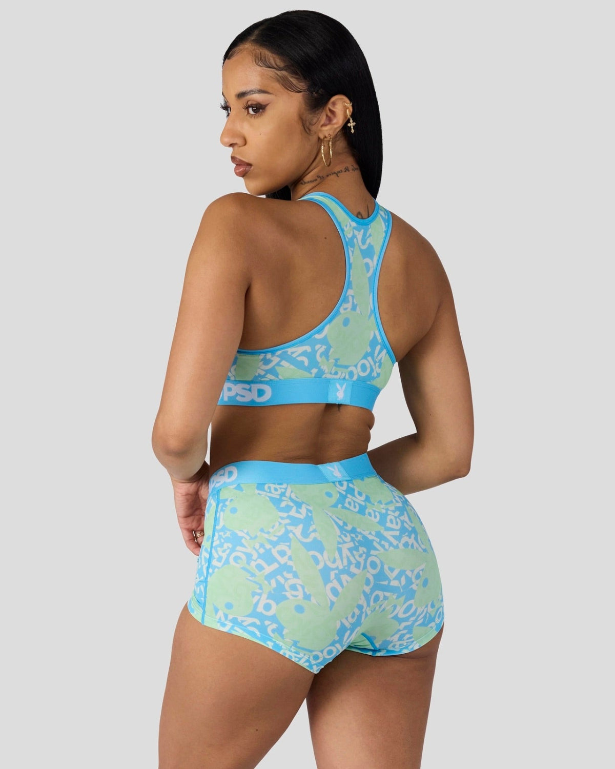 Playboy x PSD Cutting reggiseno sportivo multicolor sostegno leggero
