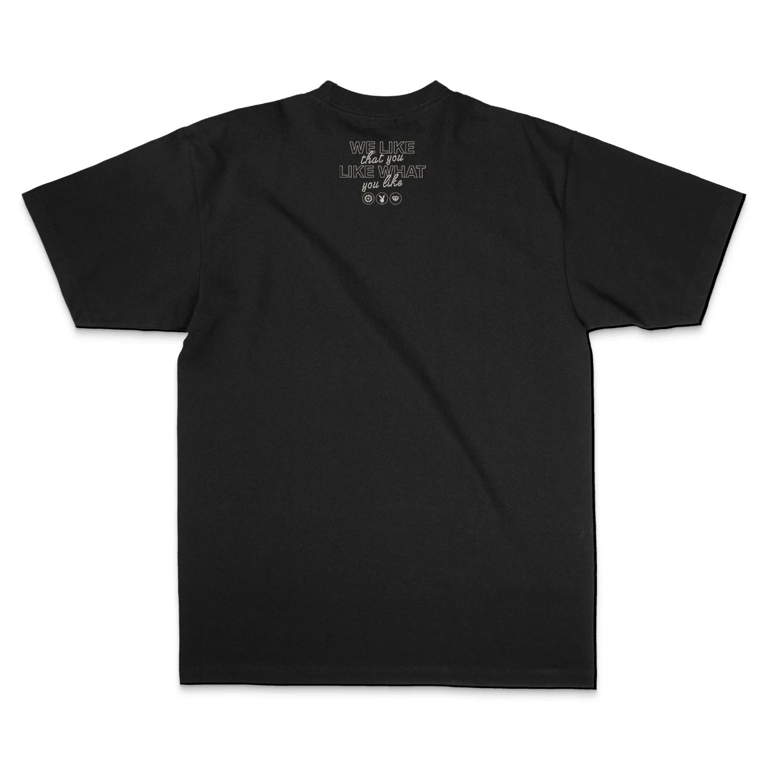 Playboy Fire Dice Tee t-shirt cotone nera unisex