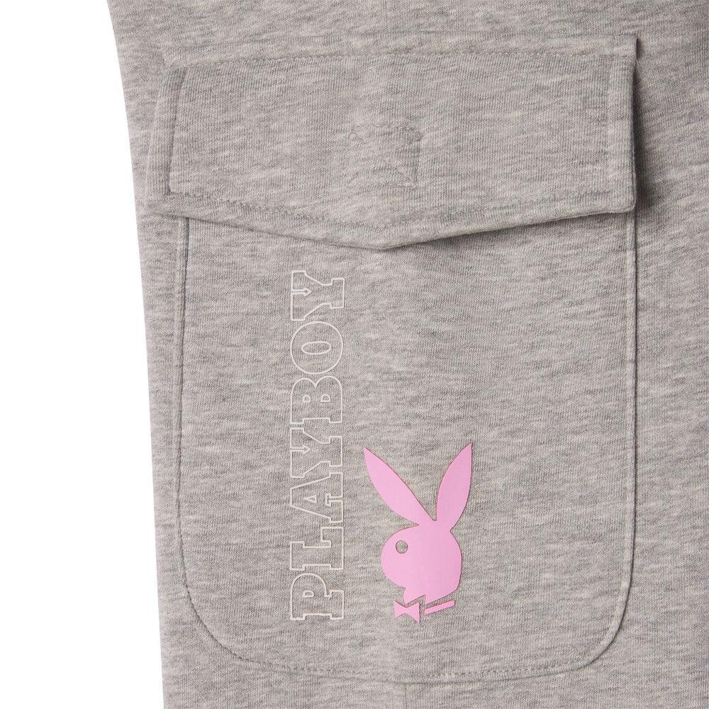 Playboy Jogger pantaloni tuta donna grigi cotone