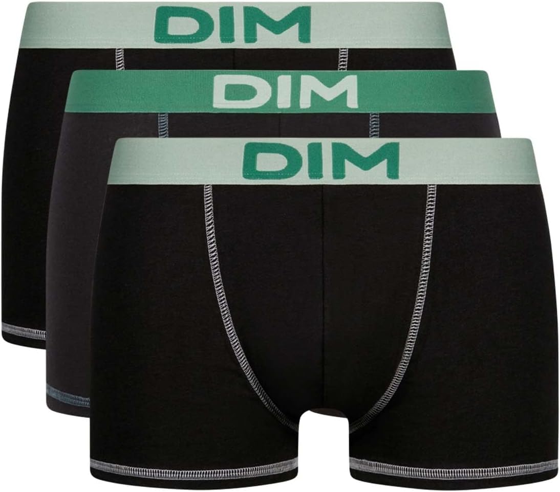 DIM Mix and Colors Boxer Uomo x3 Cotone Elasticizzato