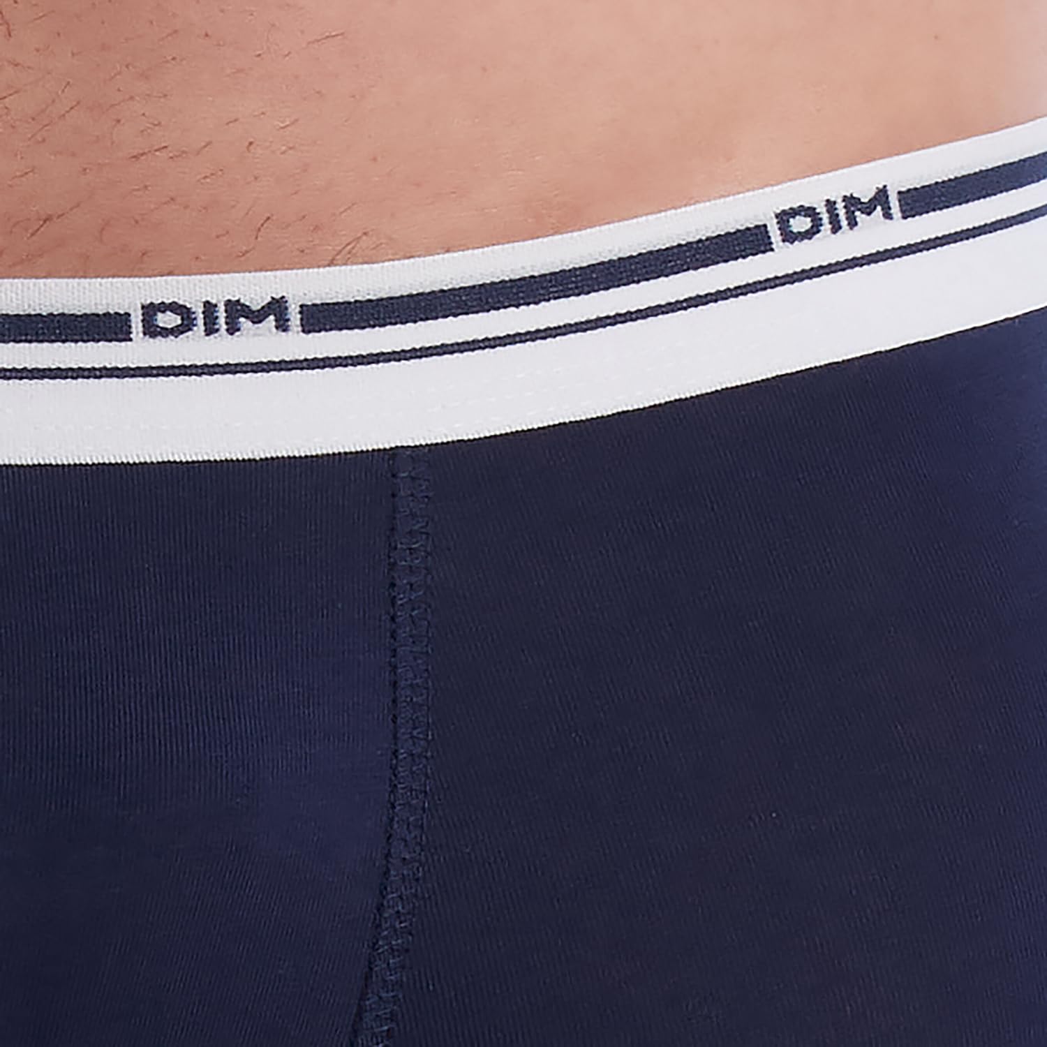 DIM Colori Classici Cotton Stretch boxer uomo x3 L blu cotone