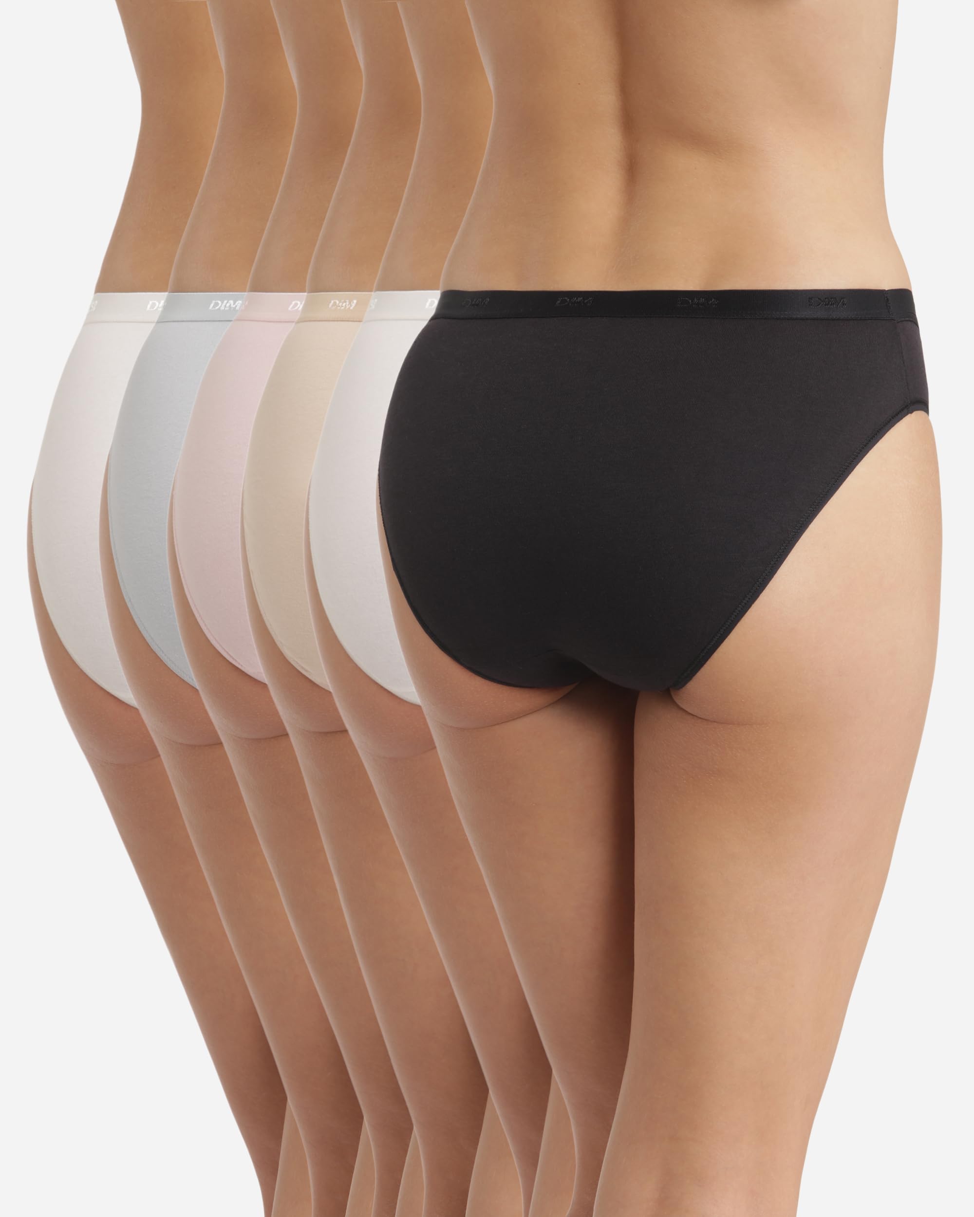 DIM Ecodim Les Pockets Slip Donna Set 6 Pezzi Cotone
