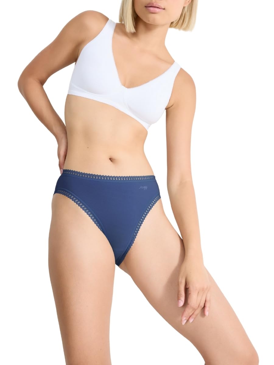 Sloggi Go Crush slip M 3 pezzi blu scuro fantasia