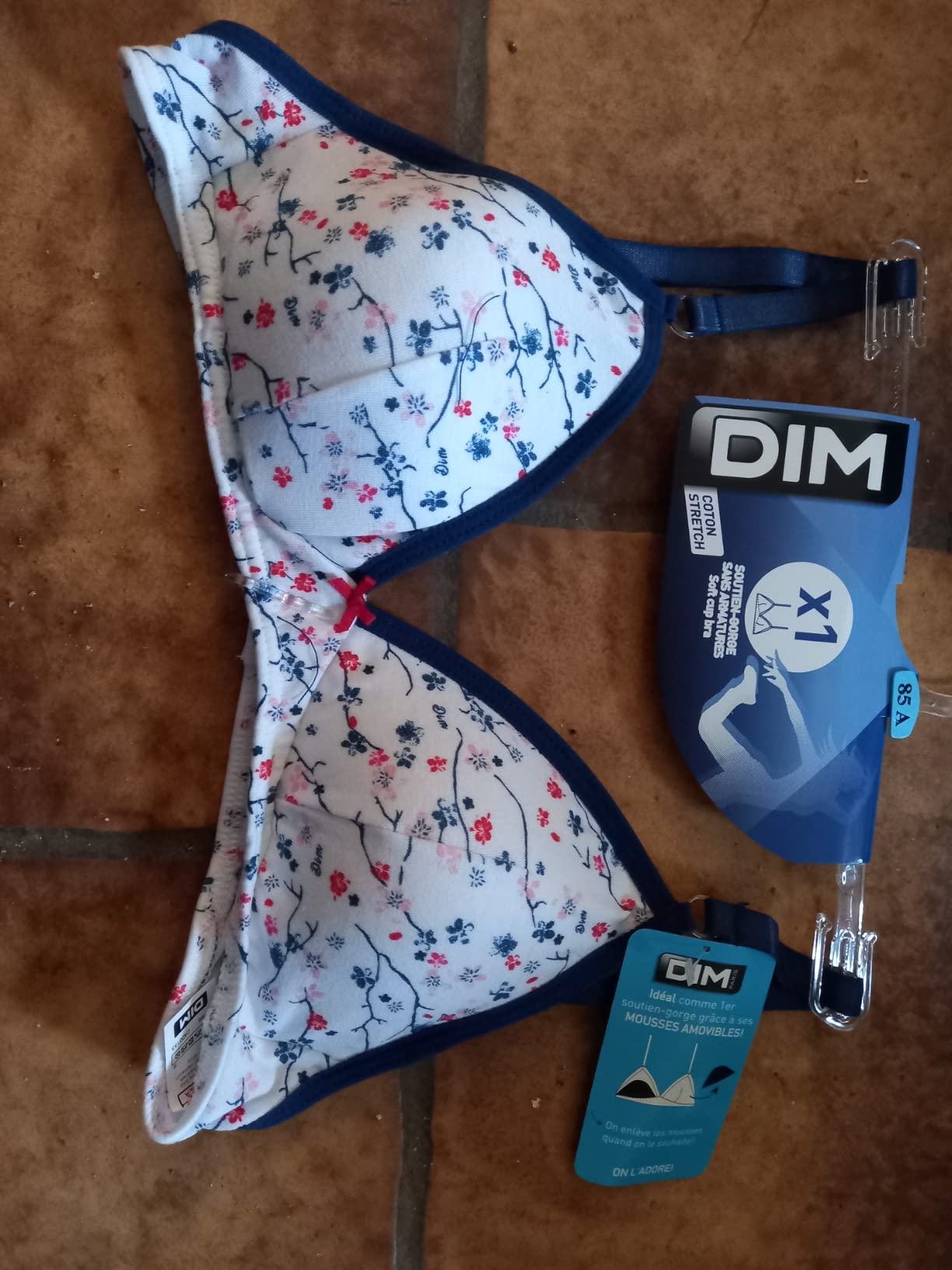 DIM Les Pockets reggiseno bambina senza ferretto sostegno leggero