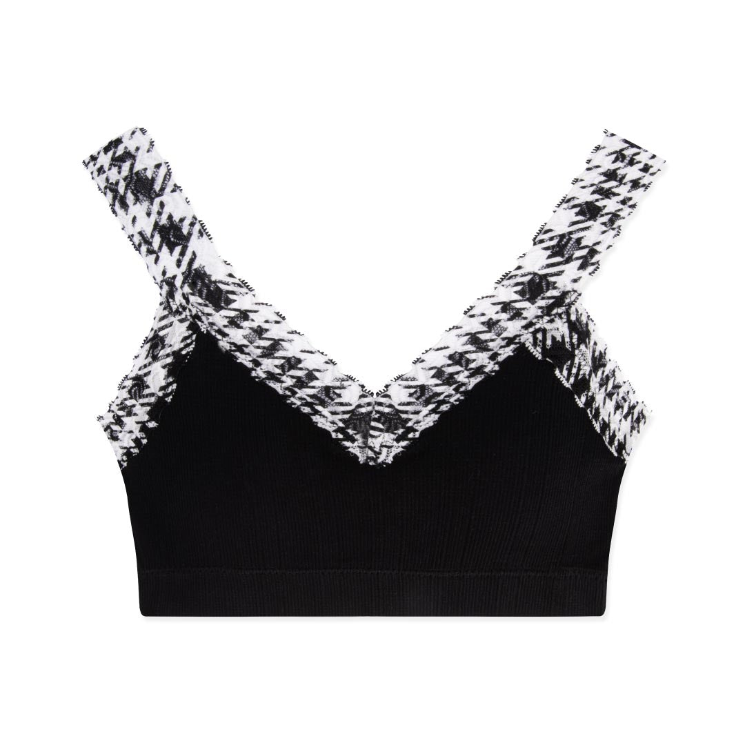 René Rofé Printed Jam reggiseno comfort blu motivo leggero