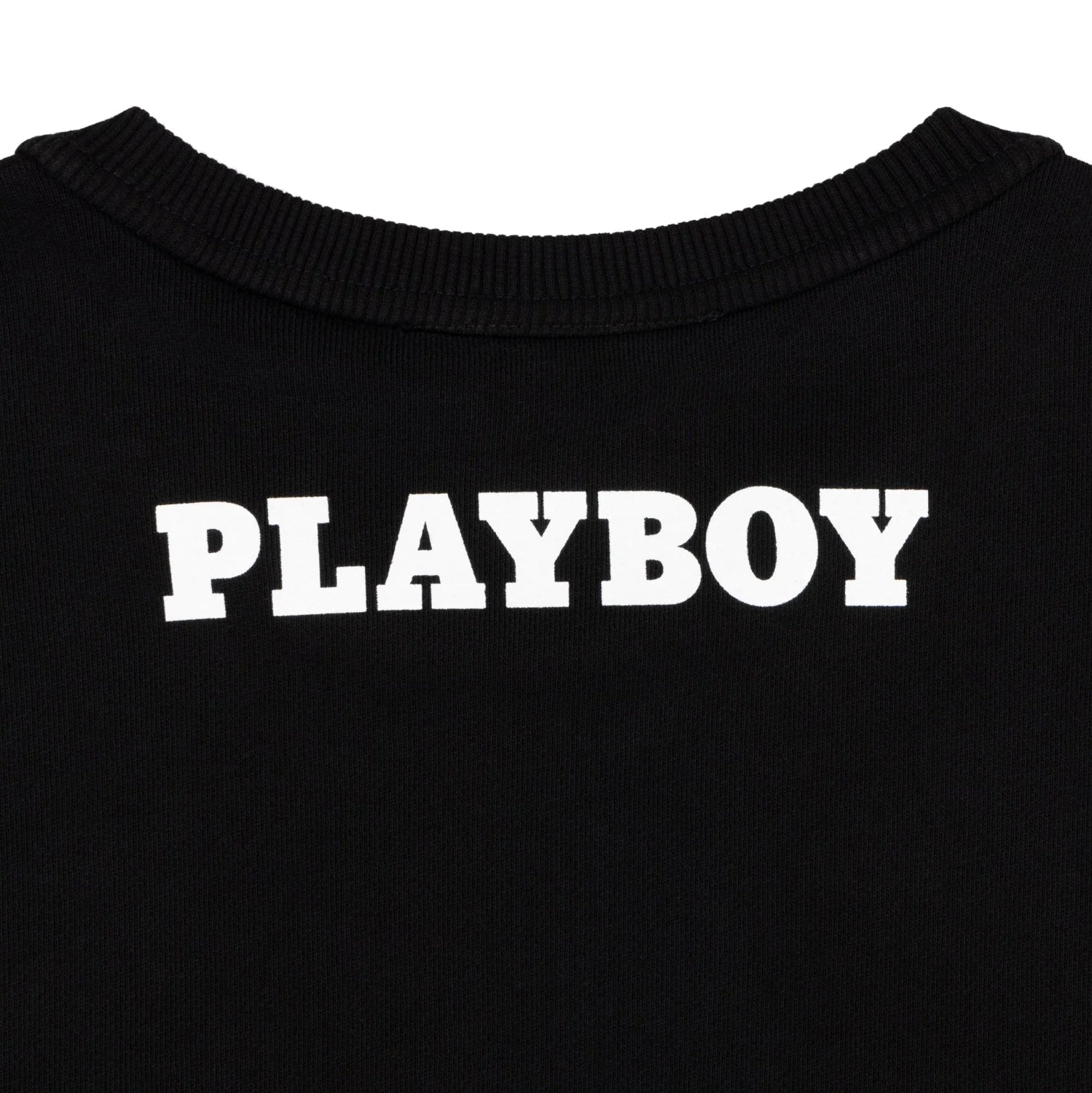 Playboy The Great Frog Crewneck felpa girocollo nera cotone