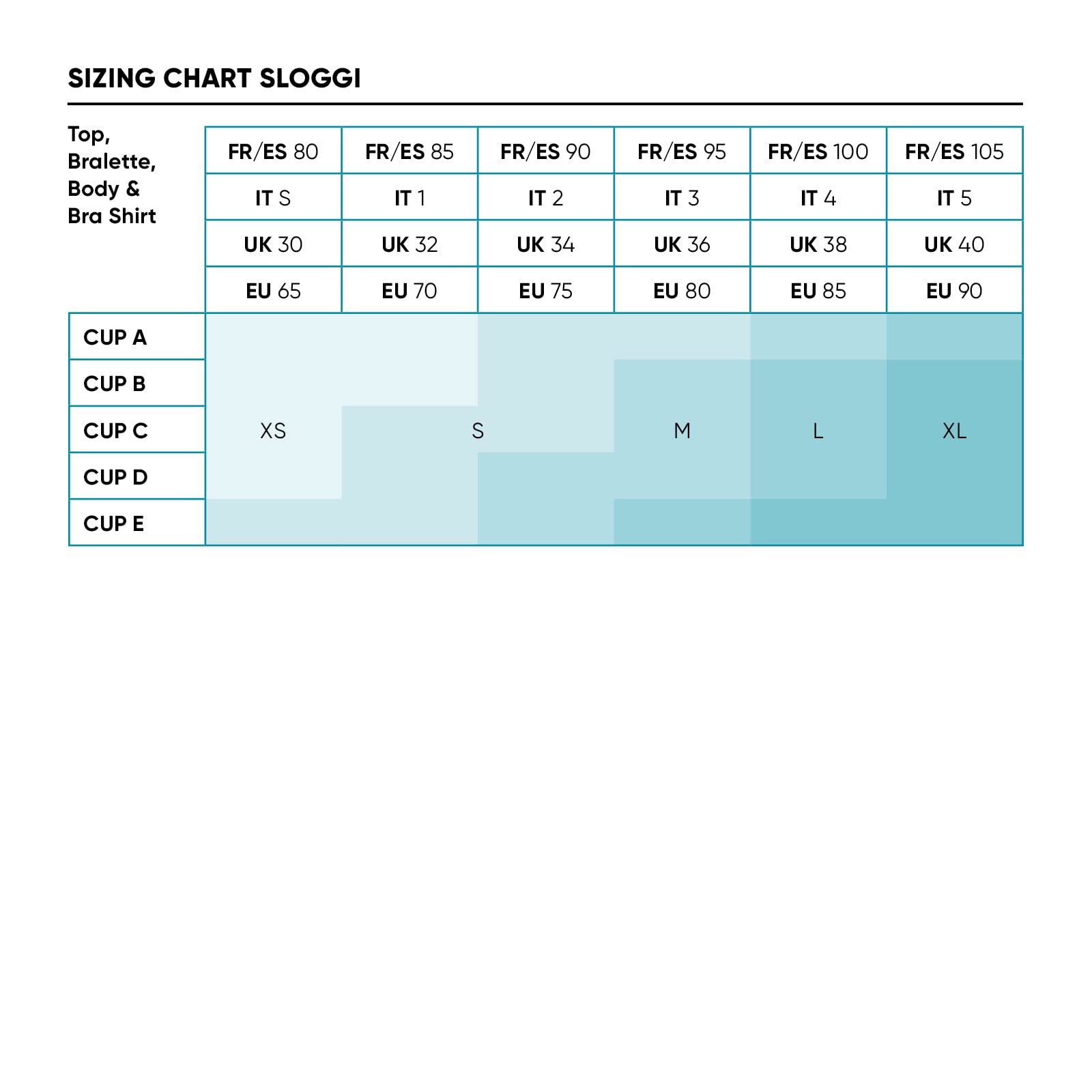 sloggi Zero Feel Bra Shirt top reggiseno donna