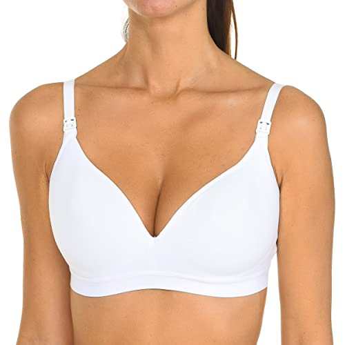 DIM reggiseno allattamento donna bianco coppa morbida 5C
