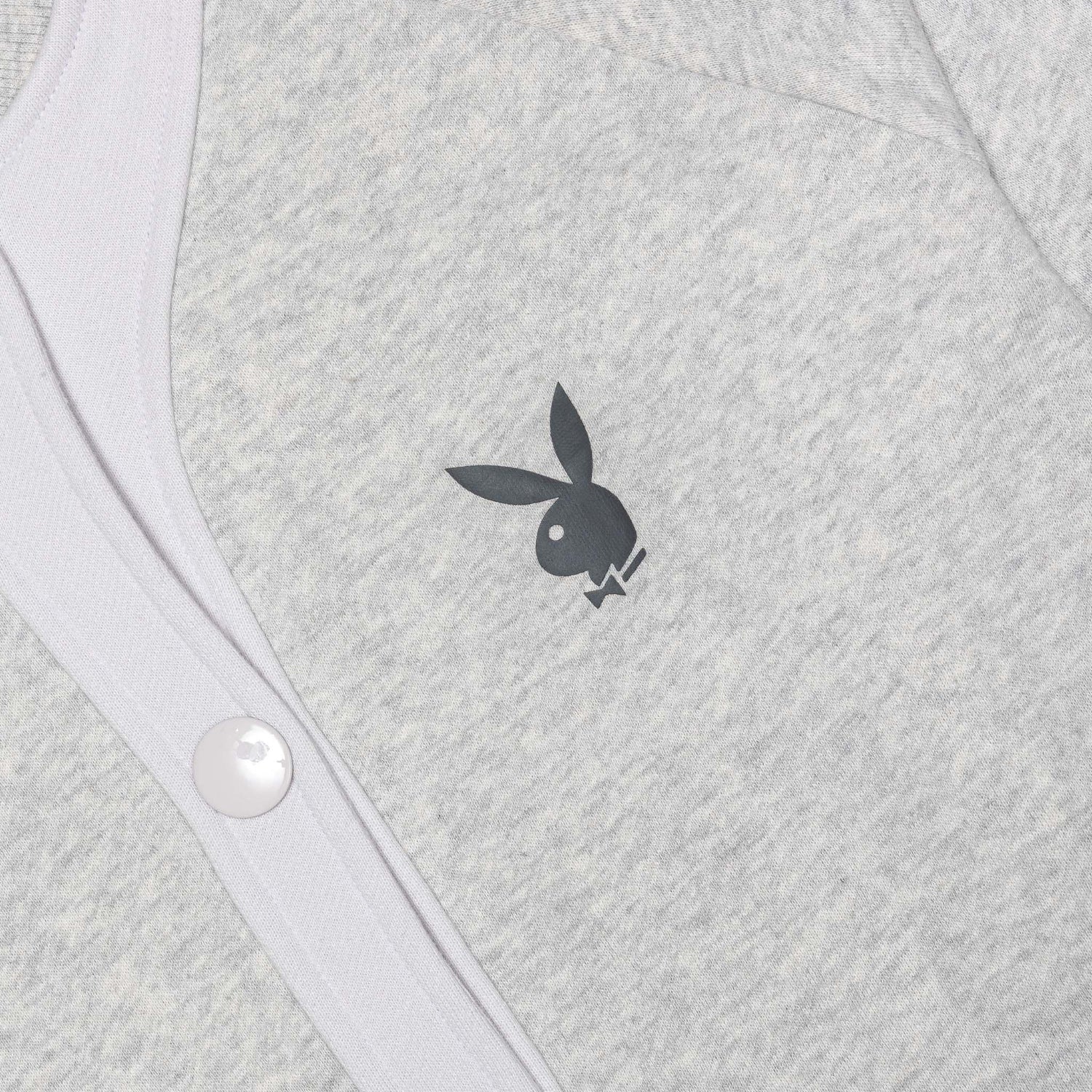 Playboy Bunny Bomber giubbotto donna grigio cotone