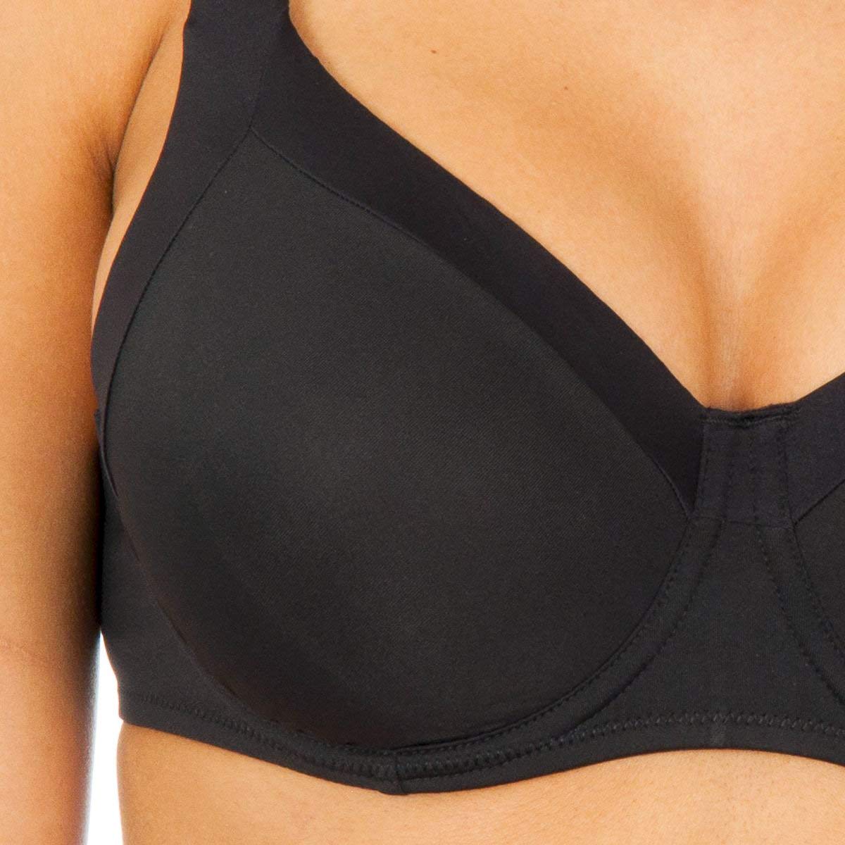 DIM Generous Invisible reggiseno nero 5B con ferretto