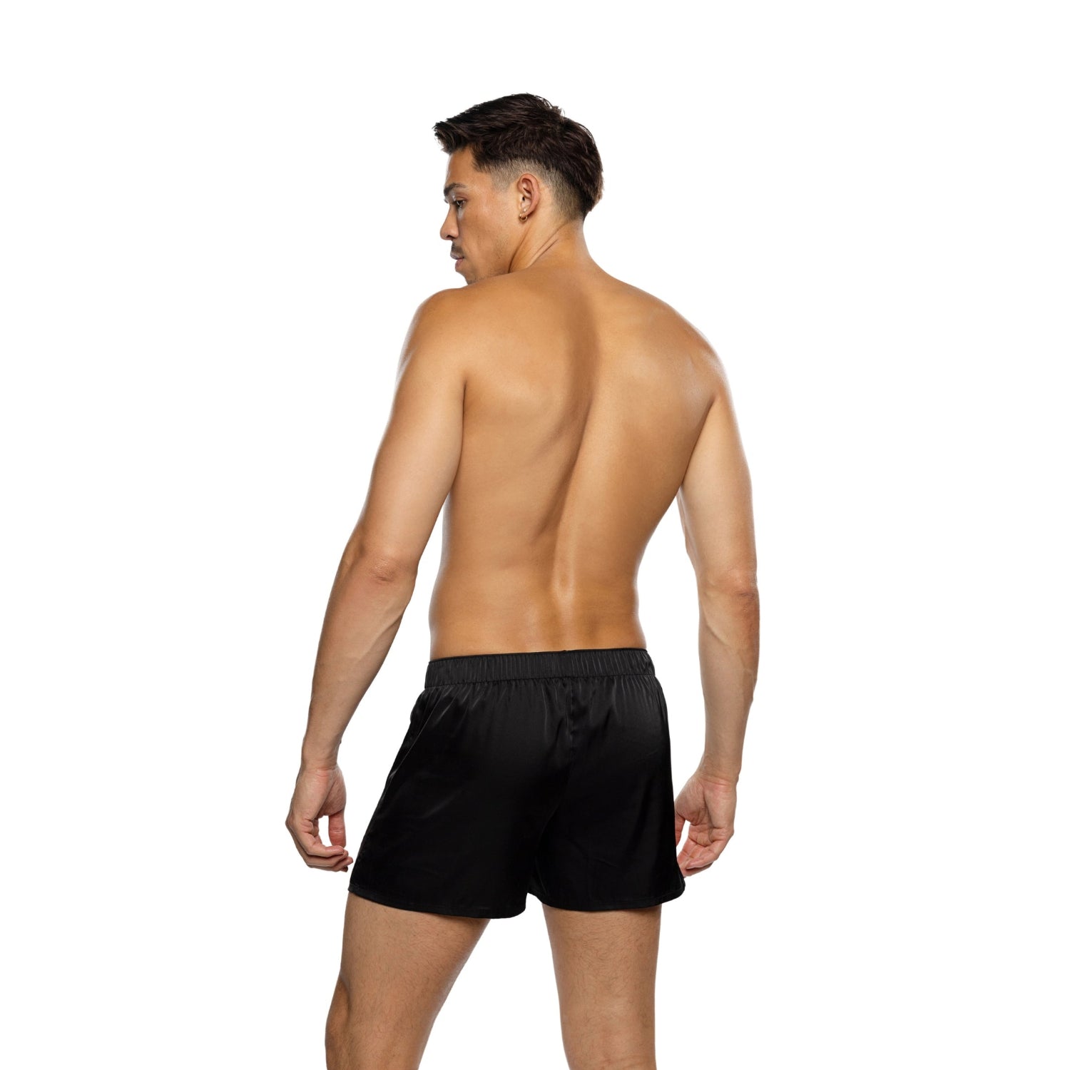 Playboy Bunny Boxer Briefs boxer uomo nero satin