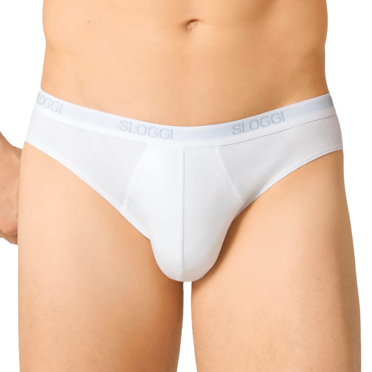Sloggi Basic Mini 2p slip uomo nero cotone uso quotidiano