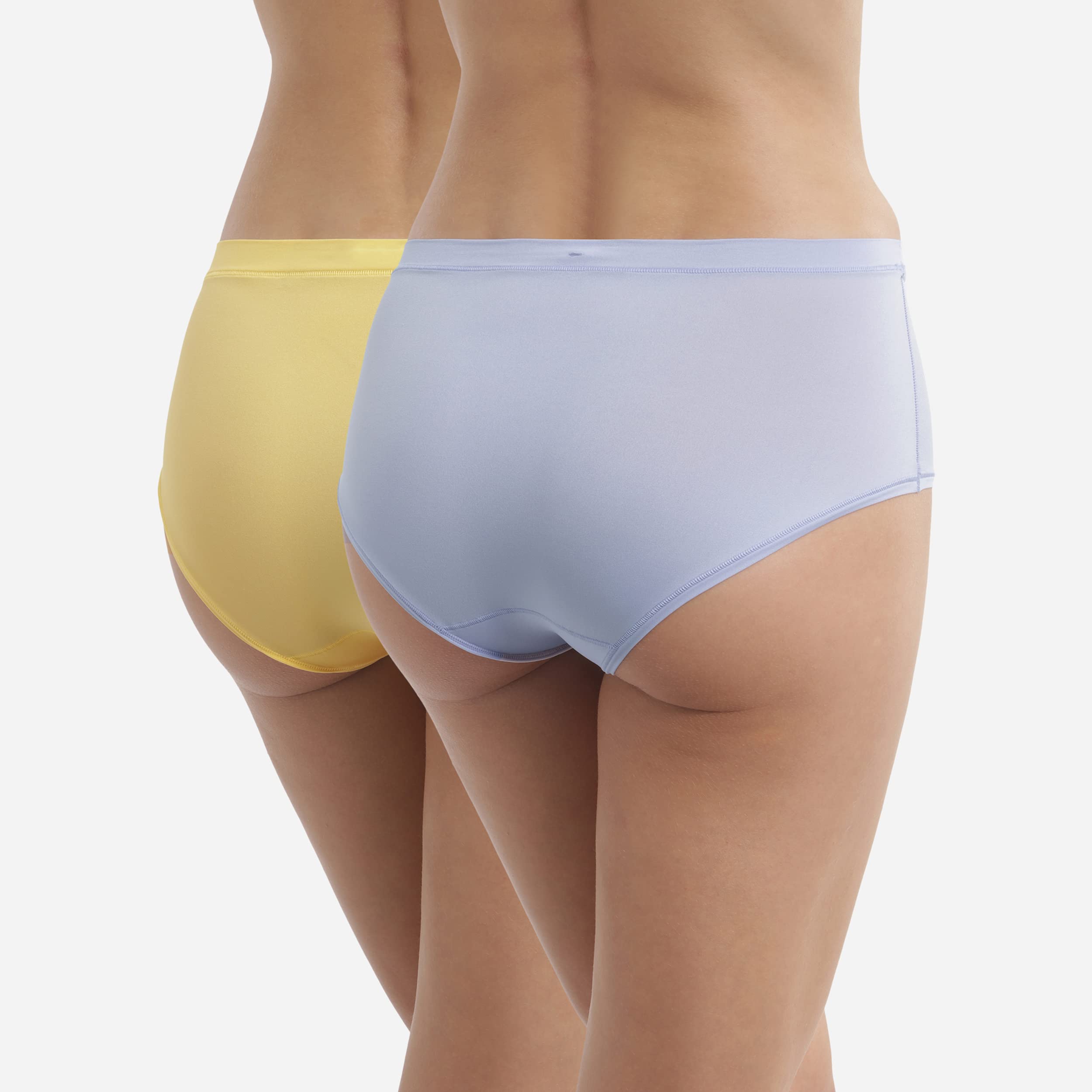 DIM Oh My Dim's Invisibilité Slip Donna x2 Blu Giallo invisibile